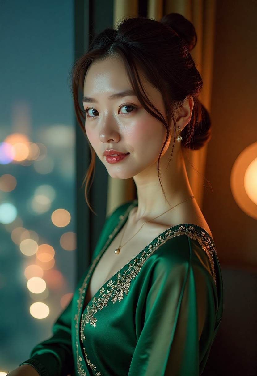 林秋与姐姐的旧照片